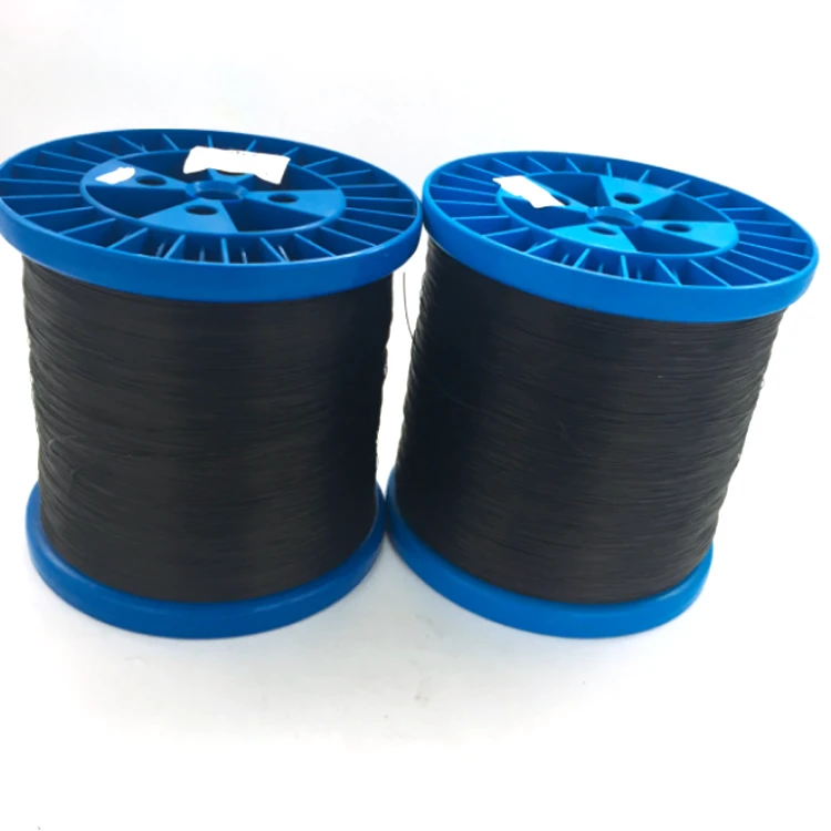 耐摩耗の 0.8 mm ナイロン カーボン導電性モノフィラメント糸をニット用性